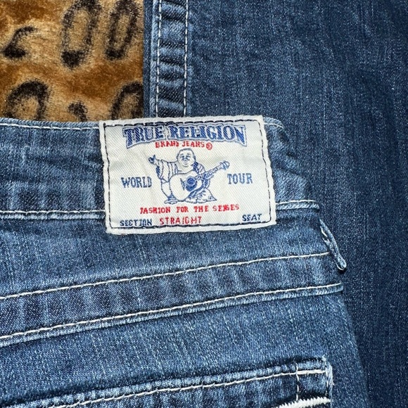 True Religion Rainbow Stitch Straight Jeans – Women’s Size 27 - Picture 9 of 12